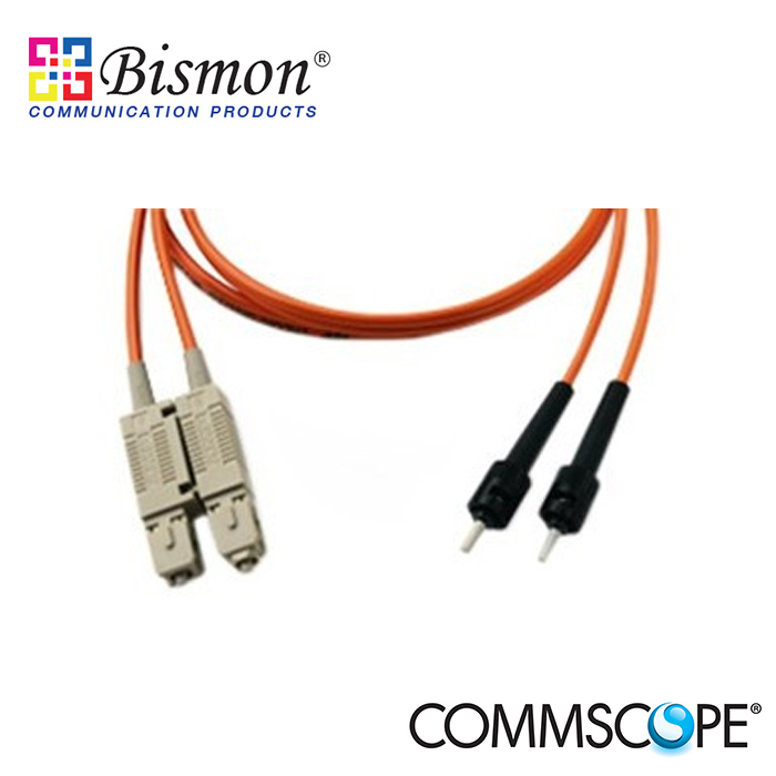 ST-SC-Patch-Cord-Duplex-3-Meters-Multi-Mode-62-5-125um-Commscope